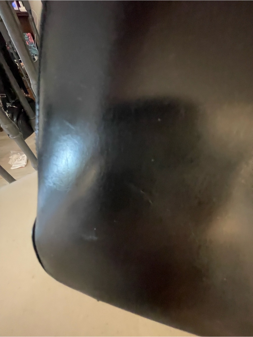 Vintage HOBO Black Leather Double-Handle bag (never used) - Picture 15 of 15
